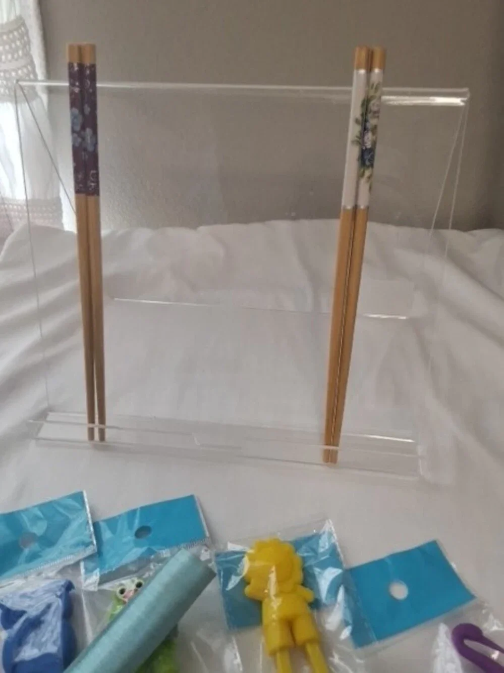 Multicolor Novelty  Chopsticks Set - 2 Adult & 5 Pairs Kids NWT